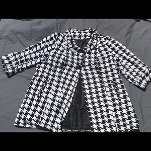 Herringbone print jacket
